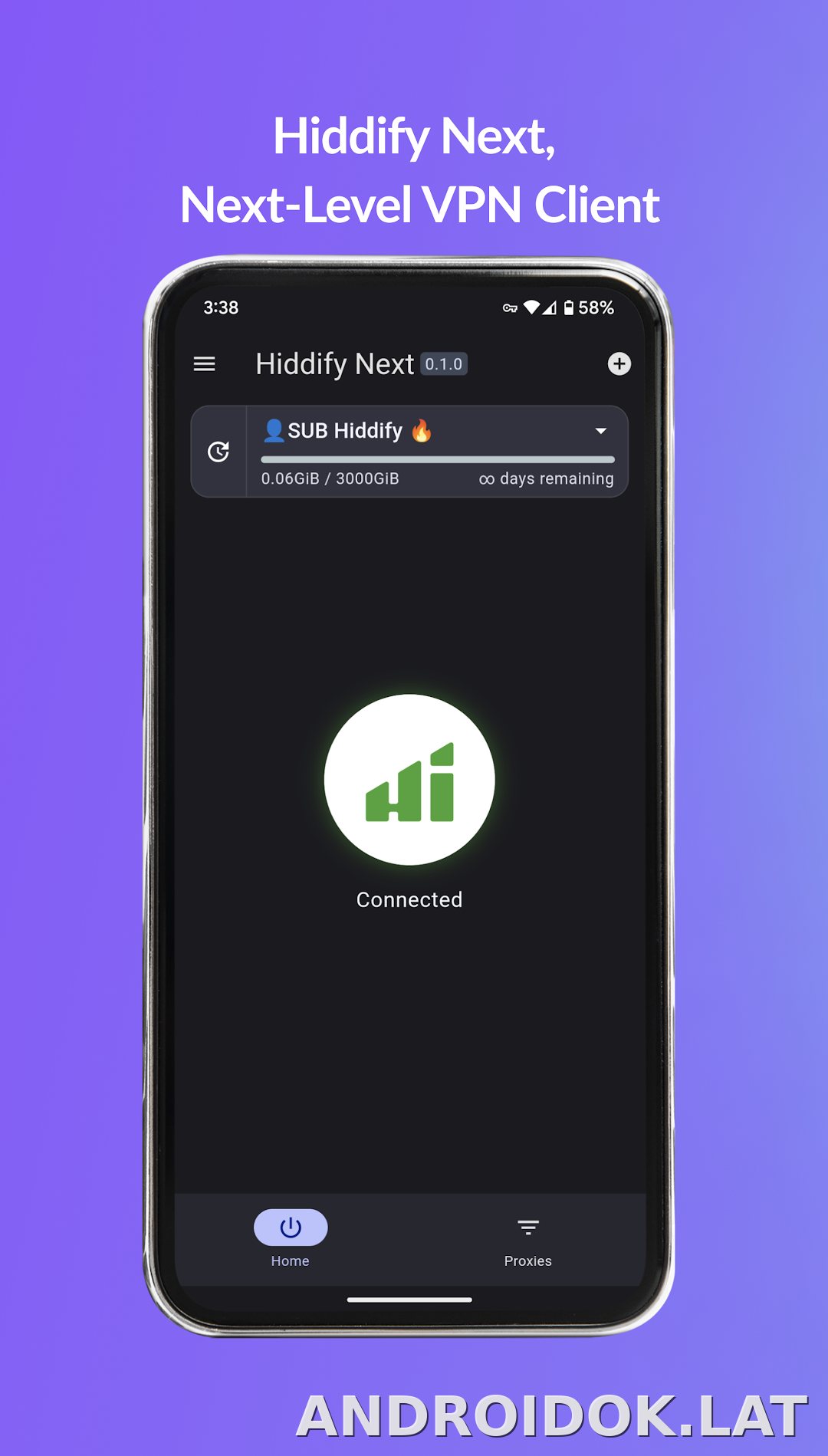 Hiddify скриншот 1