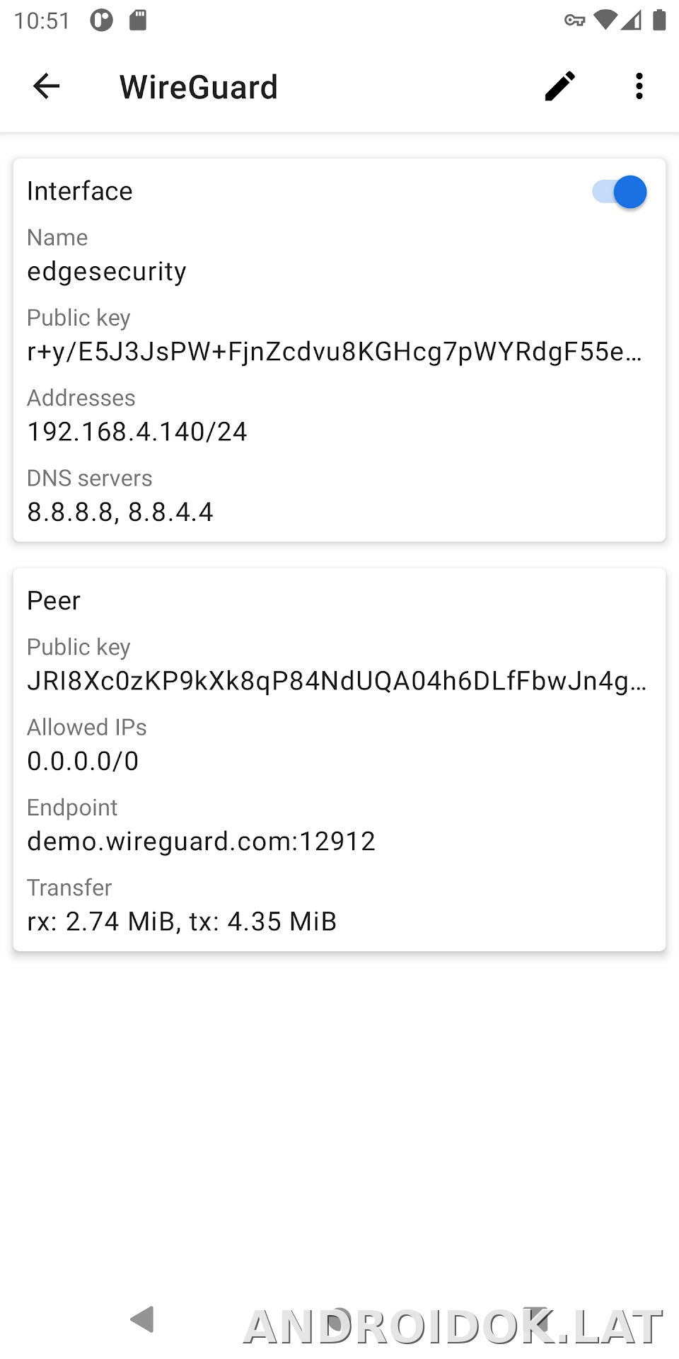 WireGuard скриншот 2